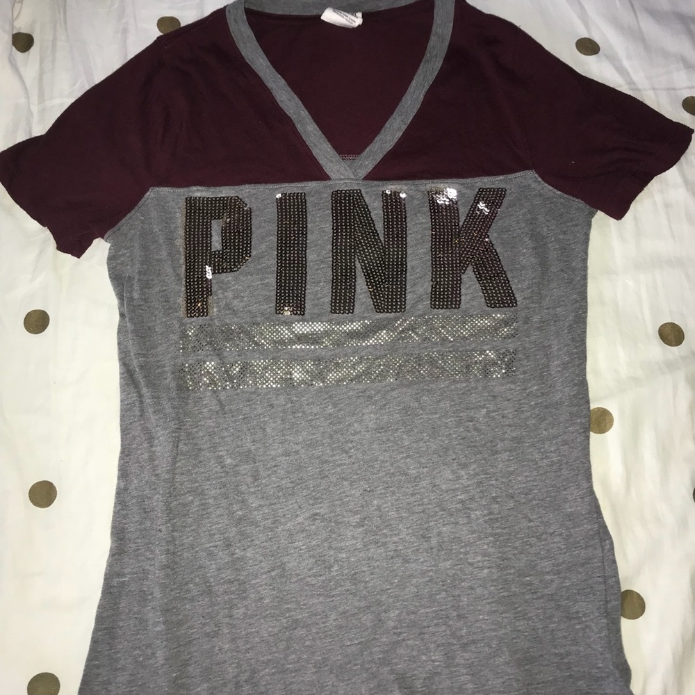Victoria’s Secret PINK V-neck T-shirt, size M